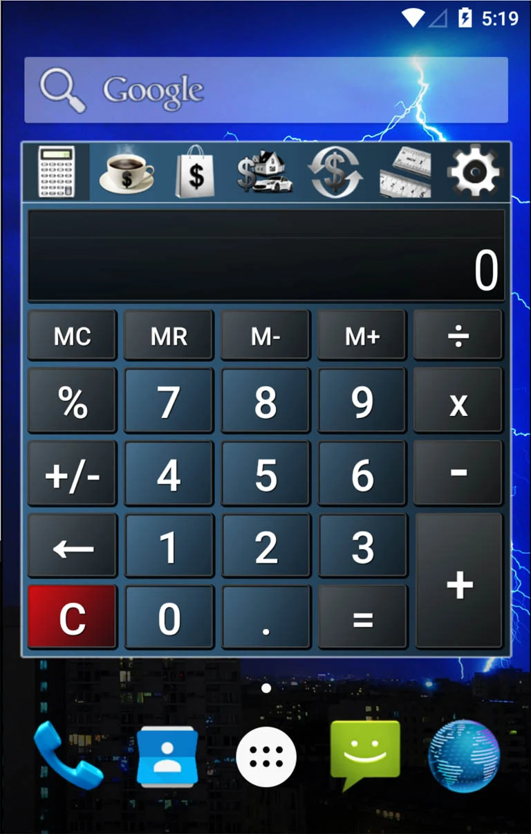 Mad Calculator Widget (multi) screenshot
